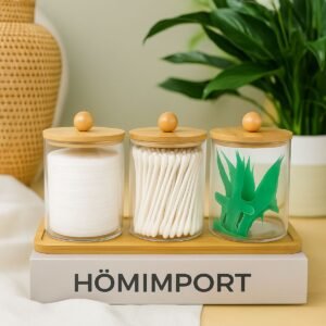 Set de 4 Piezas para Baño de Bambú Ecológico